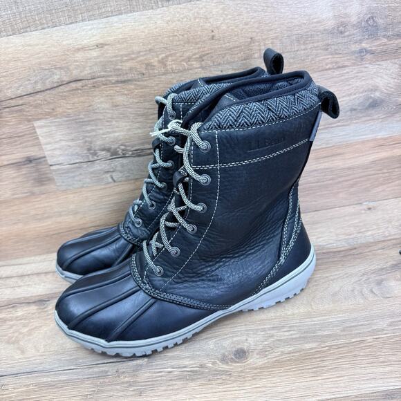 LL Bean Size 8.5M Bar Harbor Women's Tek 2.5 Lace Up Duck Boot 301344. - Picture 1 of 6
